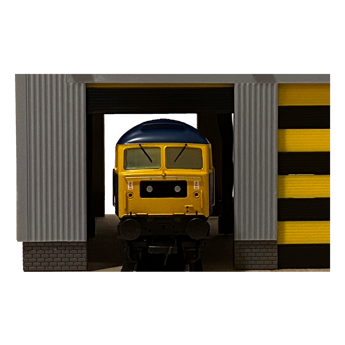 motorized doors for the gaugemaster fordhampton locomotive depot, 1:76 scale.